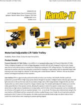 Motorised Adjustable Lift Table Trolley-1