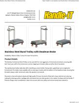 Stainless Steel Bund Trolley with Deadman Brake-1