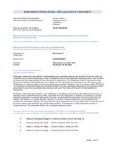 ANNEX I TO DECLARATION OF CONFORMITY-2