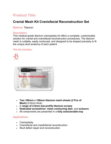 Cranial implant BI-001587