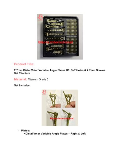 Dog veterinary bone plate