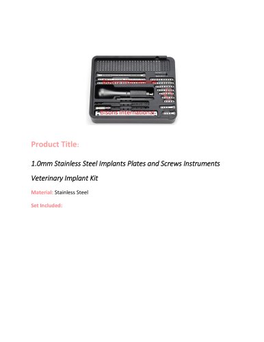 Generic veterinary bone implant BI-00160