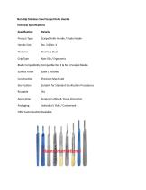 Metal handle scalpel handle BI-001551-1