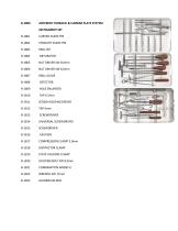 Spinal surgery instrument kit 8595