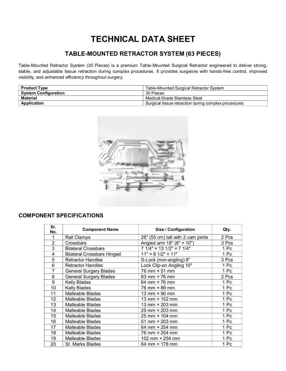 Surgery retractor BI-001482 - Bisons International