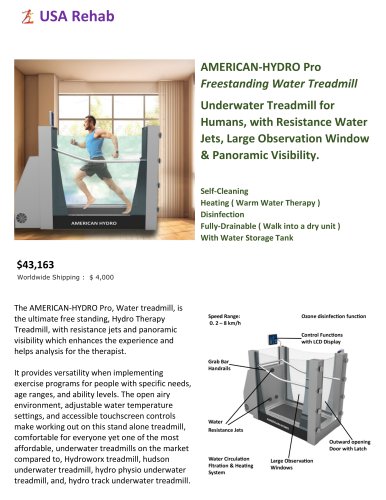 A Under Water Aquatic Treadmill