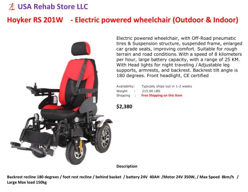 All Terrain Electric Wheelchair