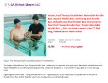 Pool Therapy Parallel Bars-1