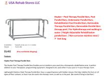 Pool Therapy Parallel Bars Portable-1