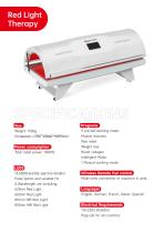 Magique Power Red Led Therapy Bed LUM-R1160-5