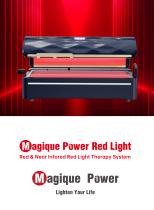 Magique Power Red Light Therapy Bed LUM-R6000-1
