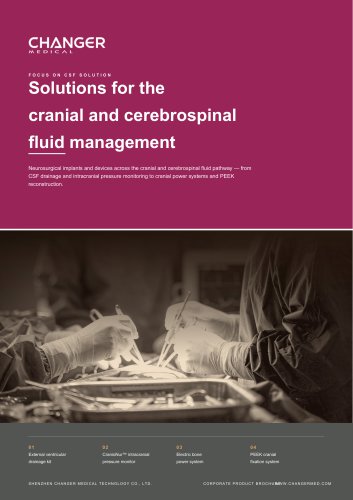 Changer Medical - Corporate and Product Brochure