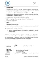 Déclaration de confirmité UE pour Dia-Body Pouch E-2