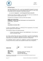 Déclaration de conformité UE pour Dia-Body Pouch TP-2