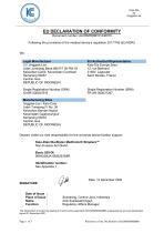 Déclaration de conformité UE pour Dia-Style Medtronic Simplera-1