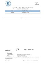 Déclaration de conformité UE pour Dia-Style Medtronic Simplera-3