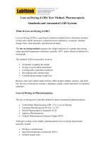 Loss on Drying (LOD) Test - Method, Pharmacopoeia Standards and Labthink Automated LOD Systems-1