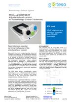 RPS head SGRT/CBCT Adjustable head support   for Radiotherapy Cancer Treatments -1