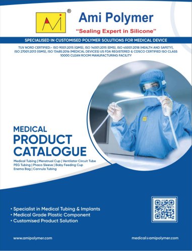 Specialized Medical Device Components : Platinum-Cured Medical Silicone Tubing and Custom Molded Implants