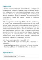 3in1 Ultrasonic Oxygen Analyzer LOA-01-2