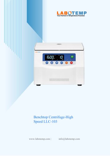 Benchtop Centrifuge-High Speed LLC-103