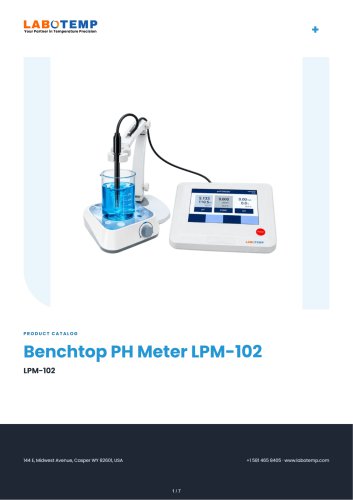 Benchtop PH Meter LPM-102
