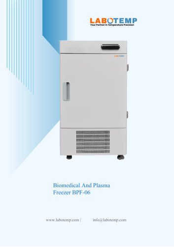 Biomedical And Plasma Freezer BPF-06