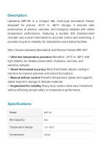 Biomedical And Plasma Freezer BPF-05-2