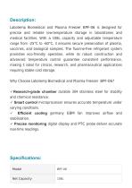 Biomedical And Plasma Freezer BPF-06-2