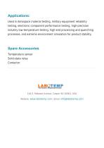 Cryogenic Chamber CTC-02-5