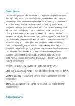 Cryogenic Chamber CTC-05-2