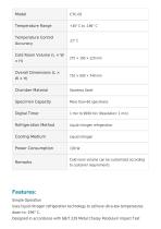 Cryogenic Chamber CTC-05-3