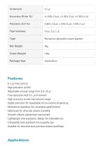 Fixed Volume Micropipette LOP-02-3