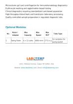 Gel Card Centrifuge LLC-203-5