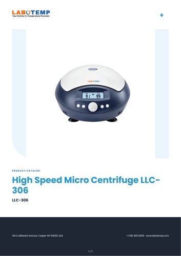 High Speed Micro Centrifuge LLC-306
