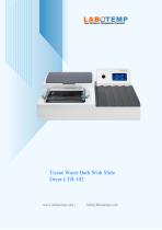 Histology Tissue Water Bath with Slide Dryer LTB-102-1
