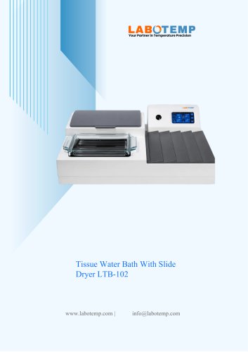 Histology Tissue Water Bath with Slide Dryer LTB-102