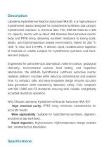 Hydrothermal Reactor Autoclave HRA-05-2