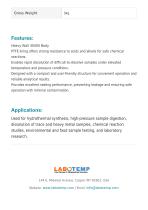 Hydrothermal Reactor Autoclave HRA-06-4
