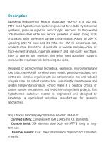 Hydrothermal Reactor Autoclave HRA-07-2