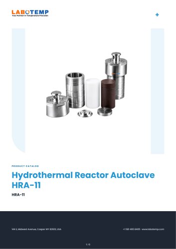 Hydrothermal Reactor Autoclave HRA-11