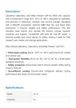 Laboratory And Deep Freezer LDF-01-2