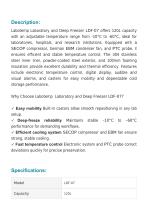 Laboratory And Deep Freezer LDF-07-2