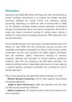 Low Speed Benchtop Centrifuge LLC-109-2