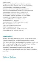 Low Speed Benchtop Centrifuge LLC-109-4