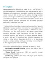 Low Speed Benchtop Centrifuge LLC-110-2