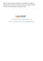 Natural Convection Drying oven FOV-15-5