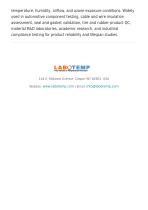 Ozone Chamber LOC-104-5