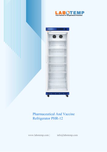 Pharmaceutical And Vaccine Refrigerator PHR-12