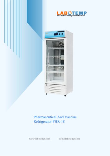 Pharmaceutical And Vaccine Refrigerator PHR-18